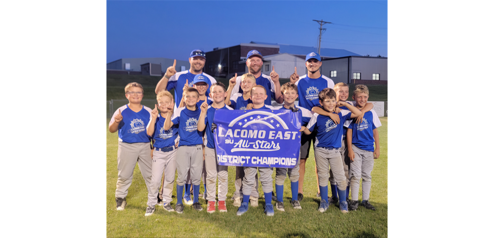 2025 9U Baseball District 1 Champions